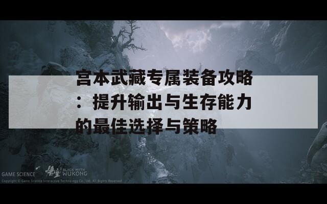 宫本武藏专属装备攻略：提升输出与生存能力的最佳选择与策略