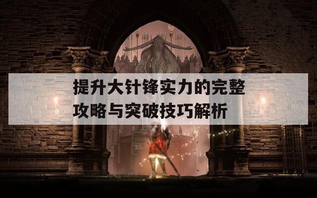 提升大针锋实力的完整攻略与突破技巧解析