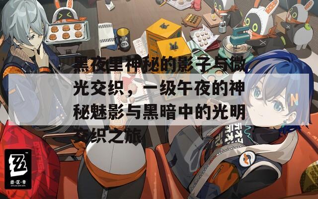 黑夜里神秘的影子与微光交织，一级午夜的神秘魅影与黑暗中的光明交织之旅