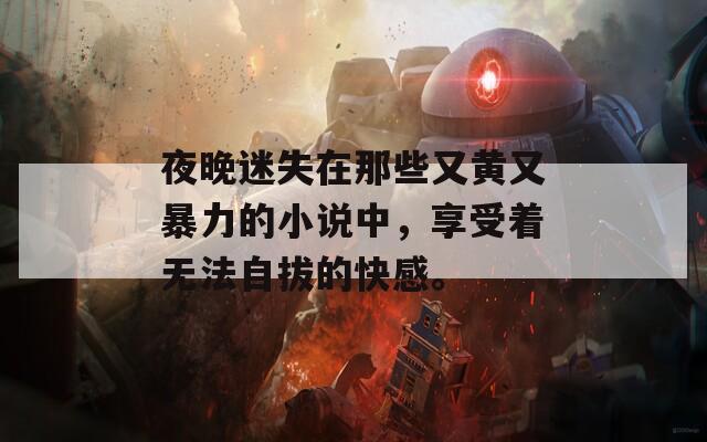 夜晚迷失在那些又黄又暴力的小说中，享受着无法自拔的快感。