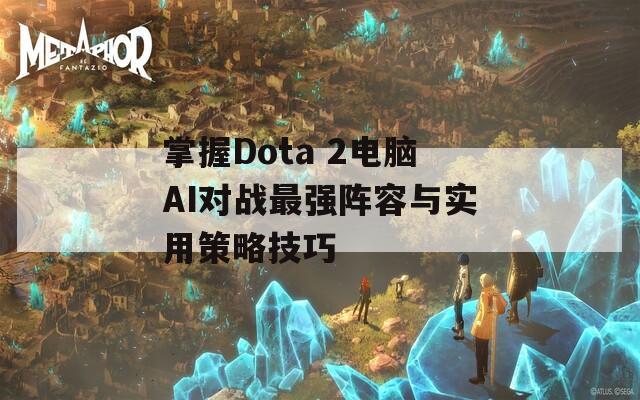 掌握Dota 2电脑AI对战最强阵容与实用策略技巧