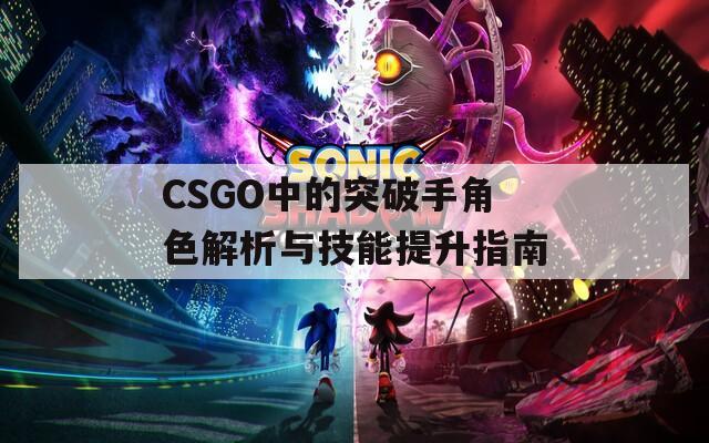 CSGO中的突破手角色解析与技能提升指南