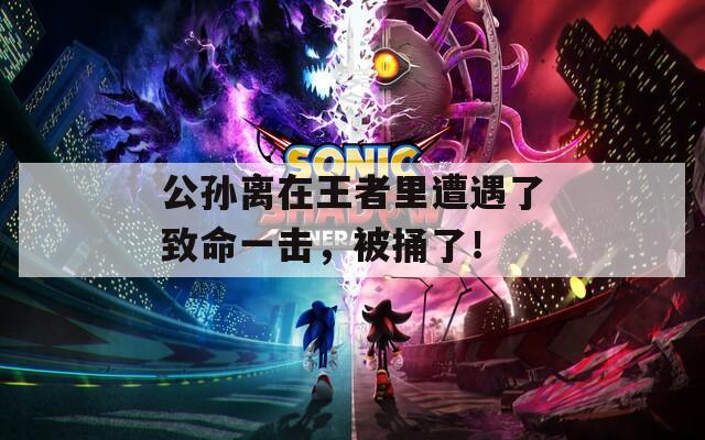 公孙离在王者里遭遇了致命一击，被捅了！