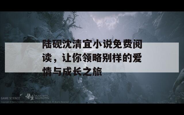陆砚沈清宜小说免费阅读，让你领略别样的爱情与成长之旅
