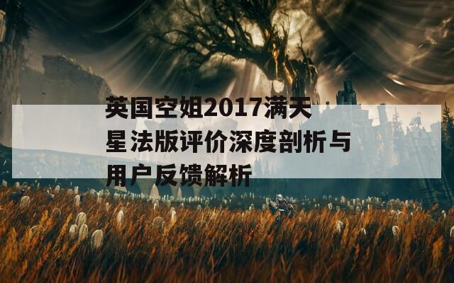 英国空姐2017满天星法版评价深度剖析与用户反馈解析