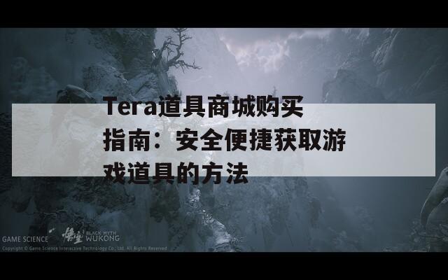 Tera道具商城购买指南：安全便捷获取游戏道具的方法