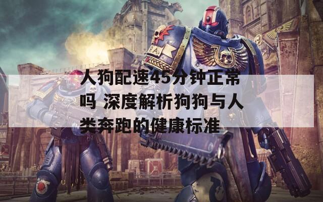 人狗配速45分钟正常吗 深度解析狗狗与人类奔跑的健康标准