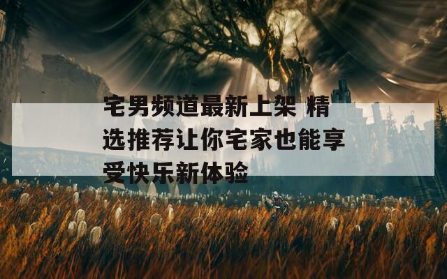 宅男频道最新上架 精选推荐让你宅家也能享受快乐新体验