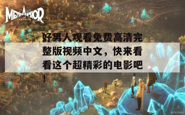 好男人观看免费高清完整版视频中文，快来看看这个超精彩的电影吧！