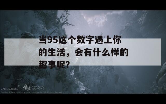 当95这个数字遇上你的生活，会有什么样的趣事呢？