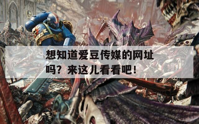 想知道爱豆传媒的网址吗？来这儿看看吧！