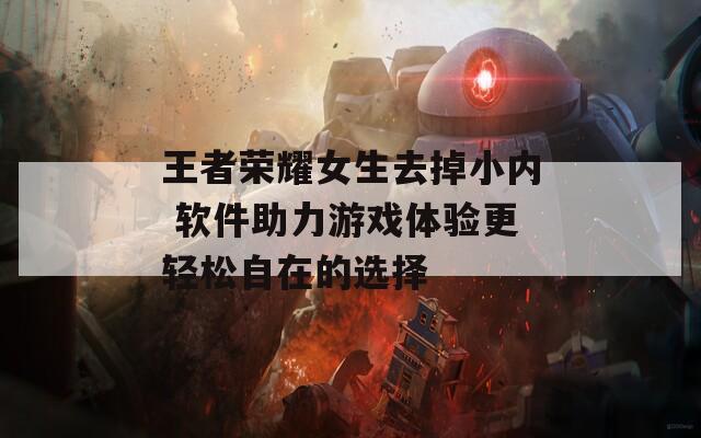王者荣耀女生去掉小内 软件助力游戏体验更轻松自在的选择