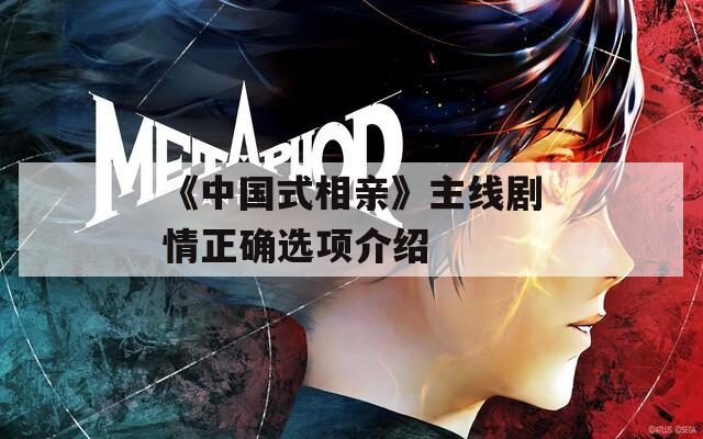 《中国式相亲》主线剧情正确选项介绍