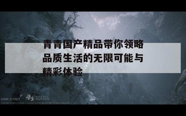 青青国产精品带你领略品质生活的无限可能与精彩体验