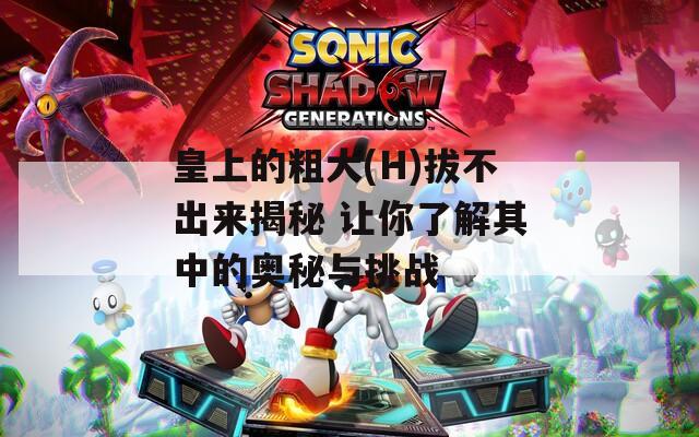 皇上的粗大(H)拔不出来揭秘 让你了解其中的奥秘与挑战
