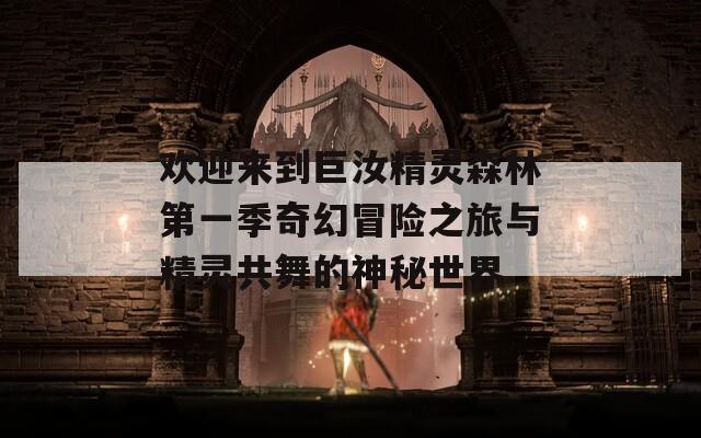 欢迎来到巨汝精灵森林第一季奇幻冒险之旅与精灵共舞的神秘世界