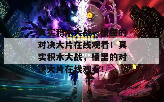 真实积木大战，桶里的对决大片在线观看！真实积木大战，桶里的对决大片在线观看！