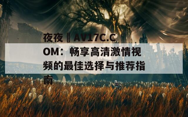 夜夜魯AV17C.COM：畅享高清激情视频的最佳选择与推荐指南