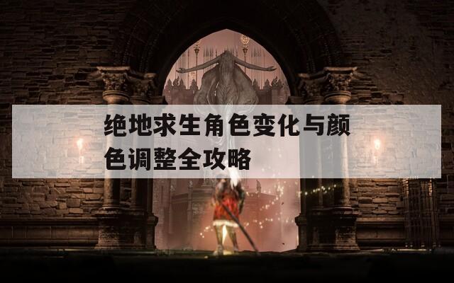 绝地求生角色变化与颜色调整全攻略