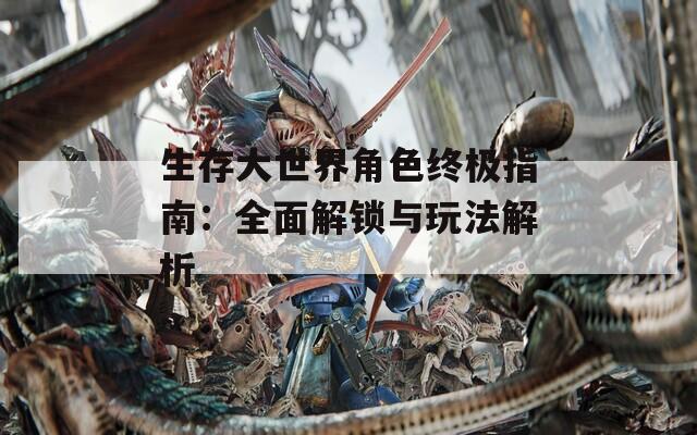 生存大世界角色终极指南：全面解锁与玩法解析