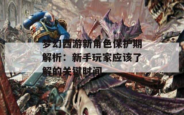 梦幻西游新角色保护期解析：新手玩家应该了解的关键时间
