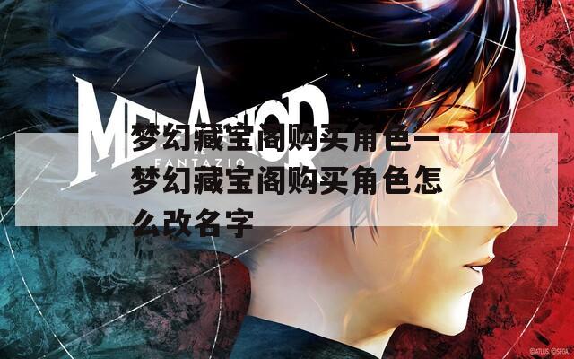 梦幻藏宝阁购买角色—梦幻藏宝阁购买角色怎么改名字
