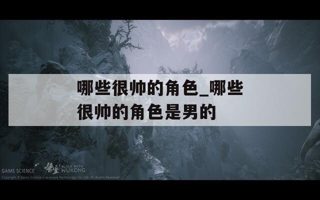 哪些很帅的角色_哪些很帅的角色是男的
